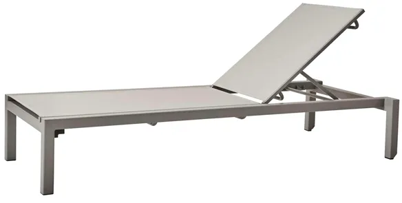 Cane-Line Relax Sonnenliege - hellgrau