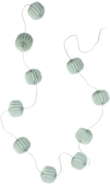 Yulia, Lichterkette, grün, H15x10x250 cm