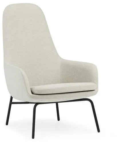 Normann Copenhagen Era Sessel Hoch Schwarz Stahl/Main Line Flax MLF20