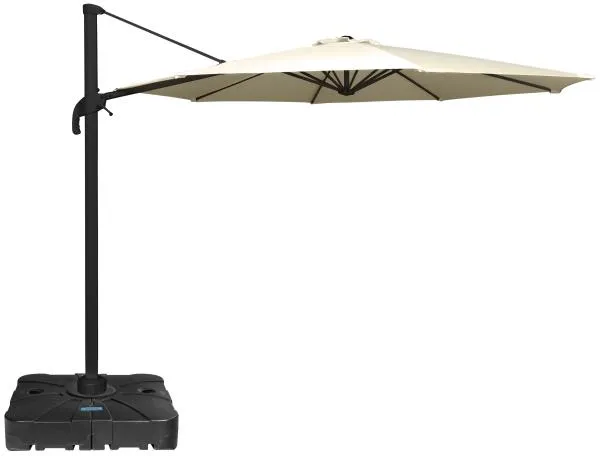 Roma Sonnenschirm mit Drehung beige 3m