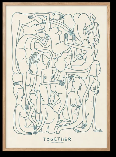 Poster Peléton Together 70x100