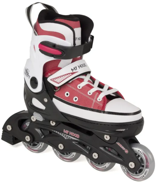 Inliner My Hood Canvas Rollers rot Gr. 29-32