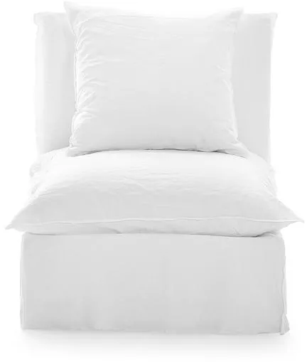 Gervasoni Ghost 06 Modulares Sofa Ohne Armlehne Lino Bianco