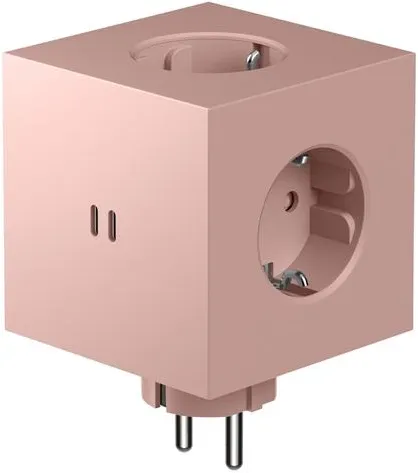 Avolt Square 2 Steckdosenleiste Altrosa