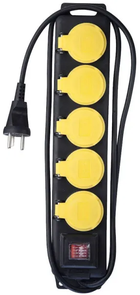 Steckdosenleiste mit Kabel