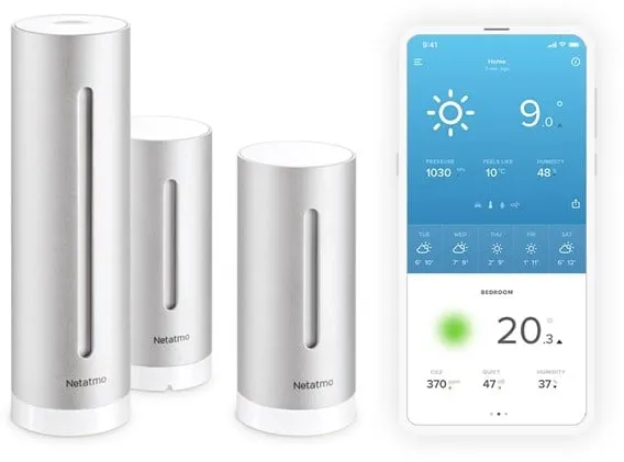 Netatmo Smart Wetterstation + Zusatz-Innenmodul